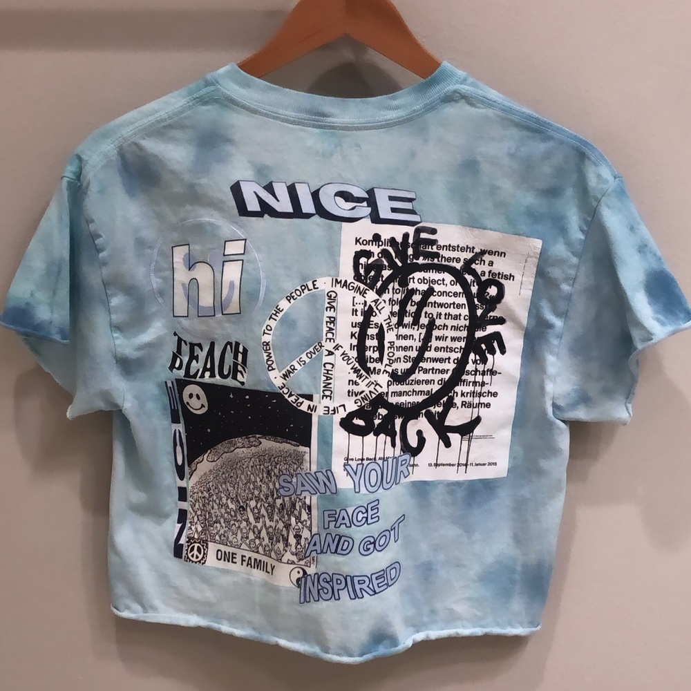 CUSTOM TIE-DYE CROP TOP